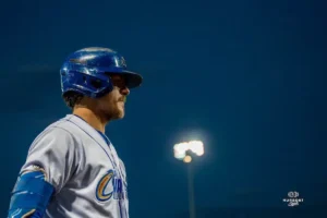 The Omaha Storm Chasers dropped game one of the MiLB NL Championship series 3-2 on September 24th, 2024 at Werner Park in Omaha, NE. Photo by Brandon Tiedemann