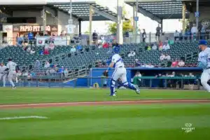 The Omaha Storm Chasers dropped game one of the MiLB NL Championship series 3-2 on September 24th, 2024 at Werner Park in Omaha, NE. Photo by Brandon Tiedemann