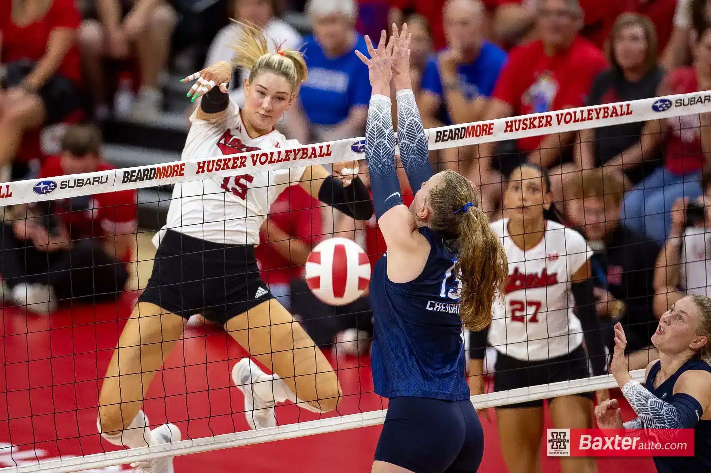 Nebraska Volleyball v Creighton | Sept. 10, 2024. No. 5 Nebraska Outlasts No. 9 Creighton in Five