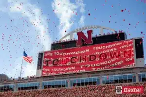 Nebraska Cornhuskers release balls to celebrate th first touchdown against the Colorado Buffaloes during the college football game Saturday, September 7, 2024, in Lincoln, Nebraska. Photo John S. Peterson.