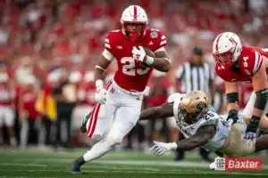 Nebraska Cornhuskers running back Dante Dowdell (23) runs the ball during a game against the Colorado Buffaloes Saturday, September 7th 2024 at Memorial Stadium in Lincoln, Nebraska. Nebraska Photo by Eric Francis