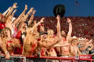 Nebraska Cornhuskers fans cheer during a game against the Colorado Buffaloes Saturday, September 7th 2024 at Memorial Stadium in Lincoln, Nebraska. Nebraska Photo by Eric Francis