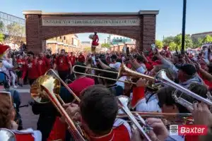 Nebraska Cornhuskers quarterback Dylan Raiola (15) and Nebraska Cornhuskers arrive to a game against the Colorado Buffaloes Saturday, September 7th 2024 at Memorial Stadium in Lincoln, Nebraska. Nebraska Photo by Eric Francis