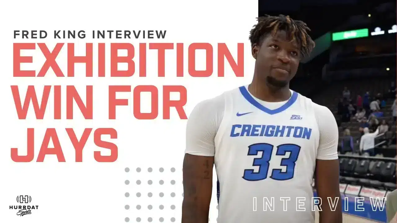 Creighton Defeats 2023 National Runner-Up Purdue in Exhibition | Fred King Interview