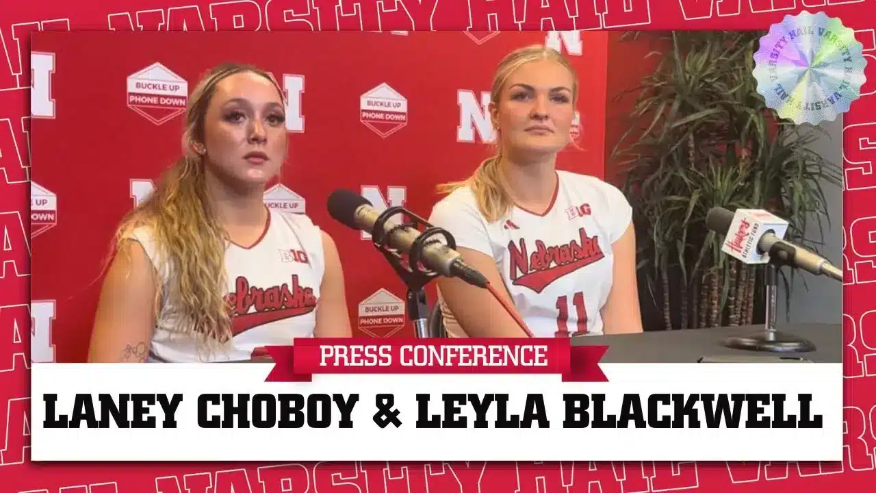 Laney Choboy and Leyla Blackwell Speak on Rutgers Sweep | Press Conference