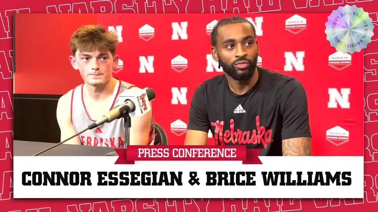 Connor Essegian and Brice Williams Press Conference | Huskers Recap Scrimmage At The Bob