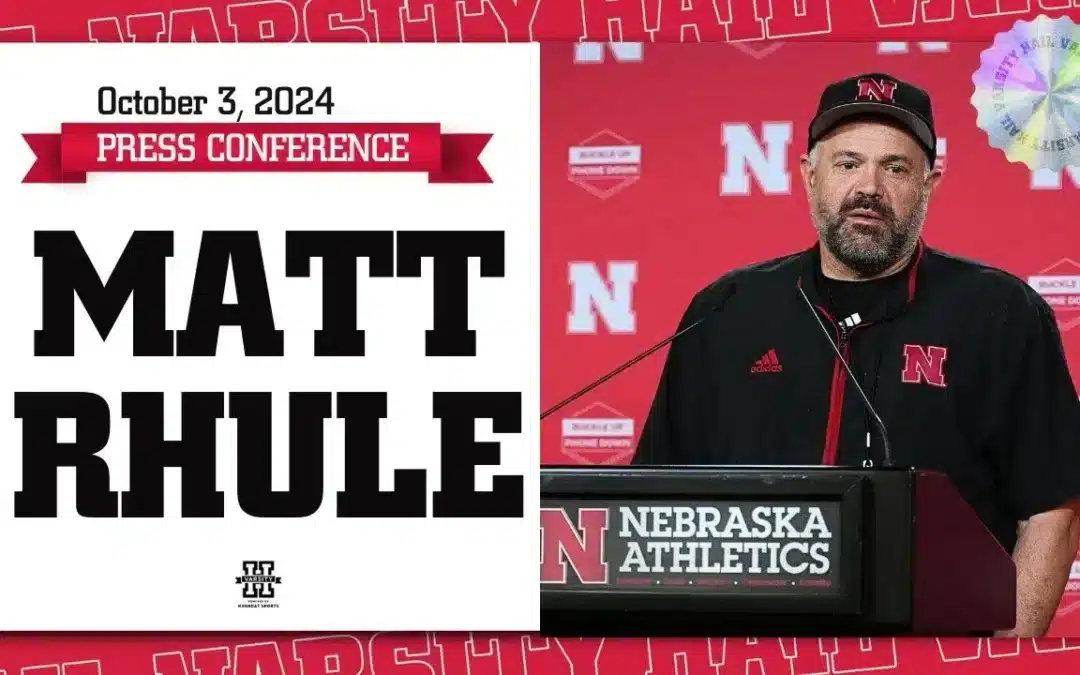 Nebraska Football Rutgers Preview | Matt Rhule Press Conference