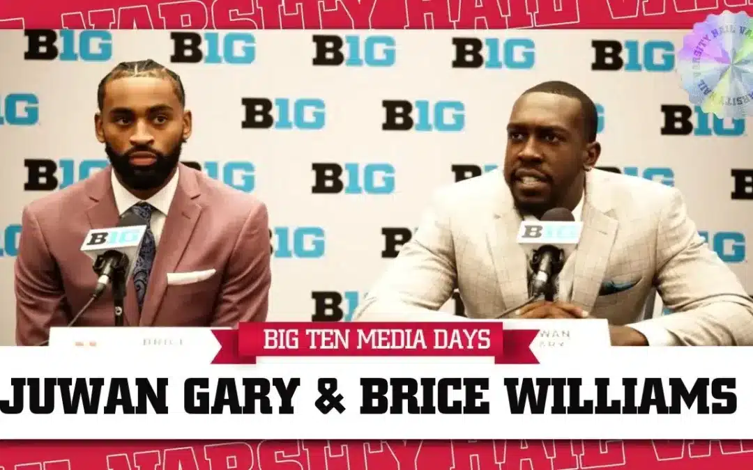 Big Ten Media Days | Nebraska Basketball’s Juwan Gary and Brice Williams Preview Upcoming Season