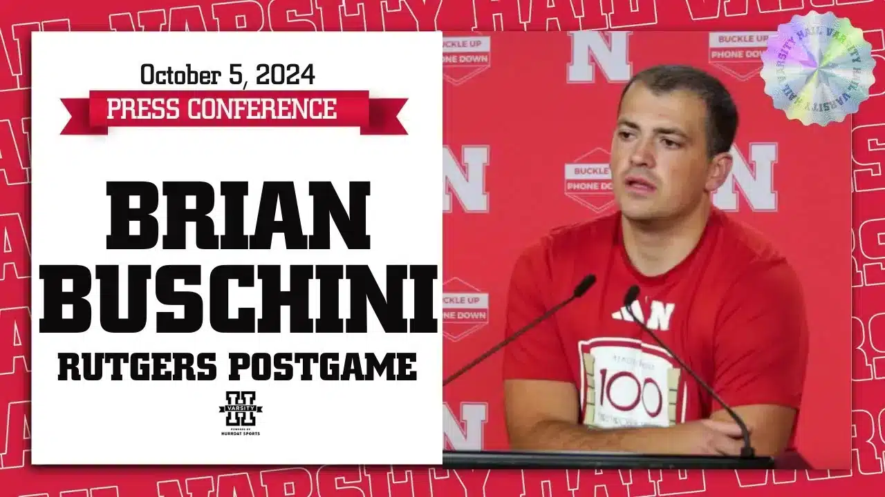 Brian Buschini Press Conference | Punts Help Lift Huskers Over Rutgers