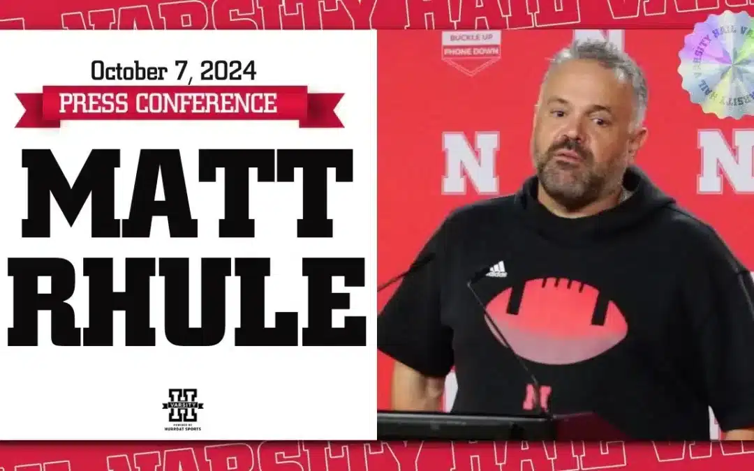 Matt Rhule Press Conference | Recapping Huskers Win Over Rutgers Heading Into Bye Week