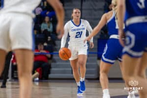 Creighton Bluejay guard Molly Mogensen (21) during a women's college basketball game against the Drake Bulldogs Monday, November 11, 2024 in Omaha, Nebraska. Photo by Jaelle Johnson.