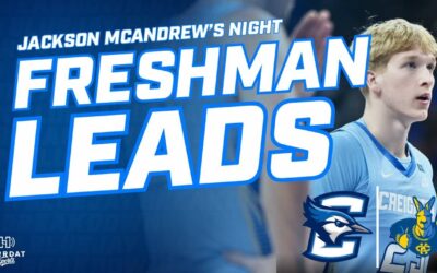 FRESHMAN FOUR-STAR Jackson McAndrew led Creighton Basketball in Scoring vs Kansas City | Interview