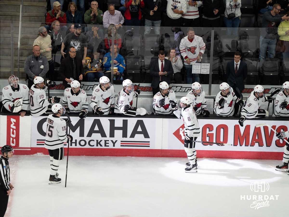 BLT20241018_HKY_UNO_v_AU_Scrim_0025_WM Series preview: Mavericks Hockey look to end losing skid at Arizona State