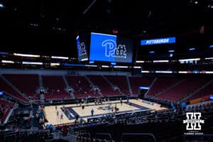 Pittsburgh Panthers practicing during media day of the NCAA championships Wednesday, December 18, 2024, in Louisville, Kentucky. Photo by John S. Peterson.