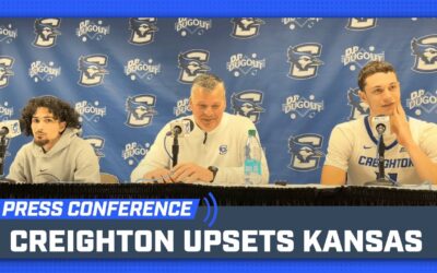 Creighton Basketball STUNS NO. 1 KANSAS! | Full Postgame Press Conference