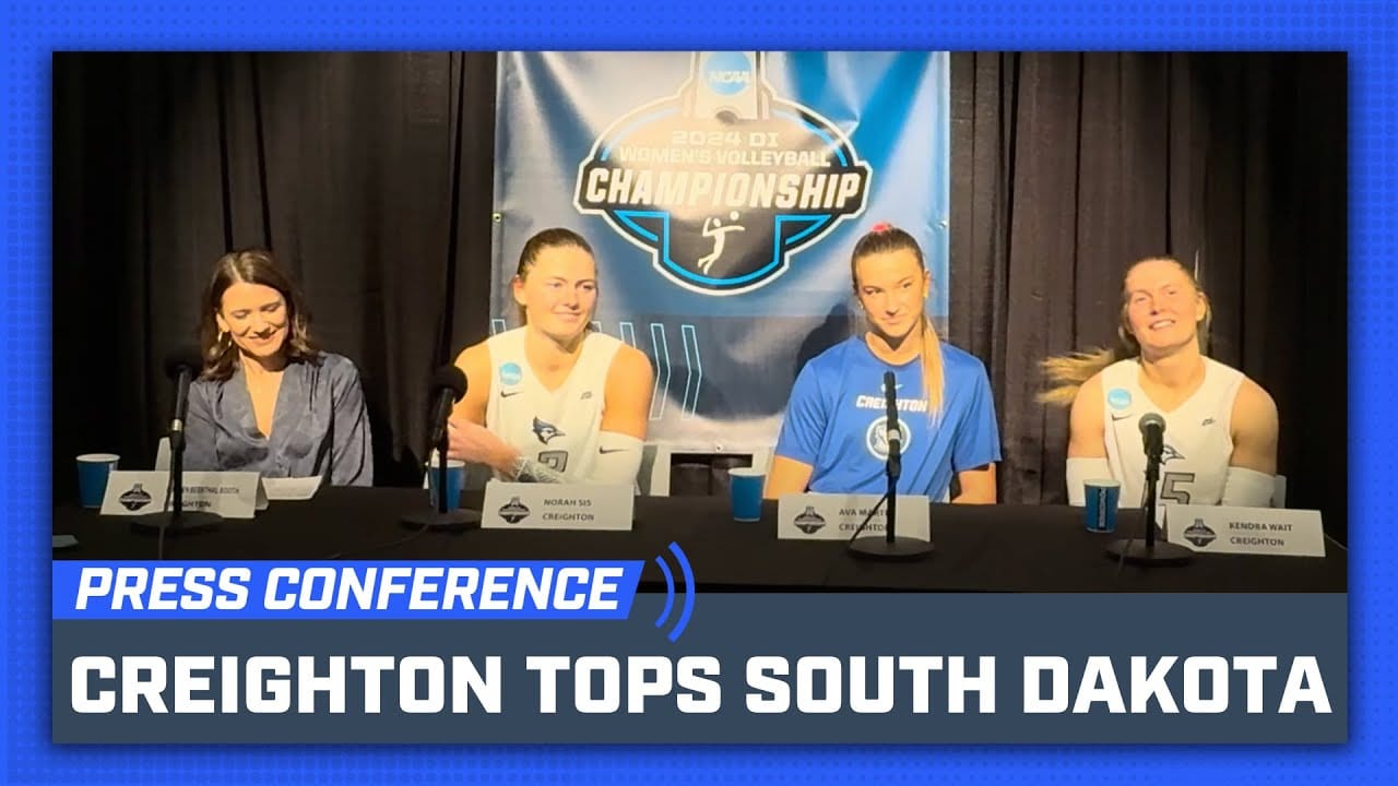 Bluejays MOVING ON to Second Round of NCAA Tournament | Creighton Volleyball Postgame Presser