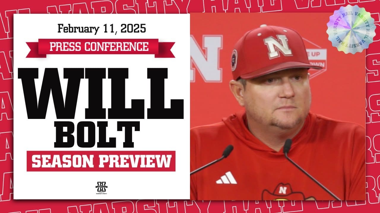 Will Bolt Preseason Press Conference | Nebraska Baseball Ready To Compete In 2025