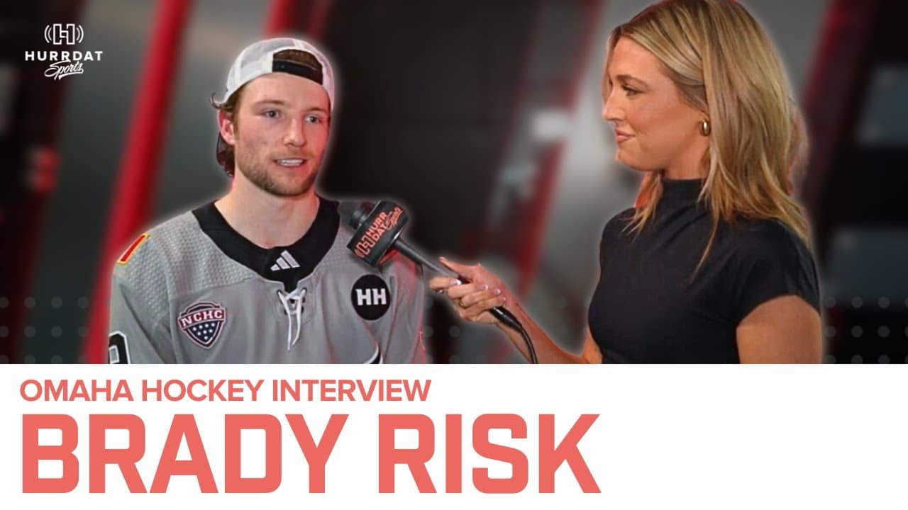 Omaha Hockey Extends Win Streak at Home To SEVEN | Brady Risk Interview