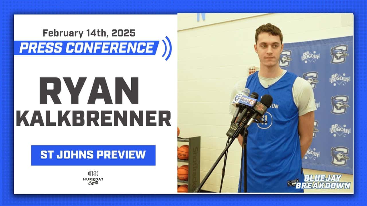 Creighton Basketball Ryan Kalkbrenner Press Conference | St. John’s Preview
