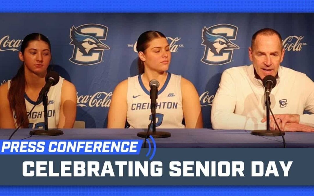 Creighton Women’s Basketball Postgame Press Conference | Bluejays Celebrate Senior Day Win