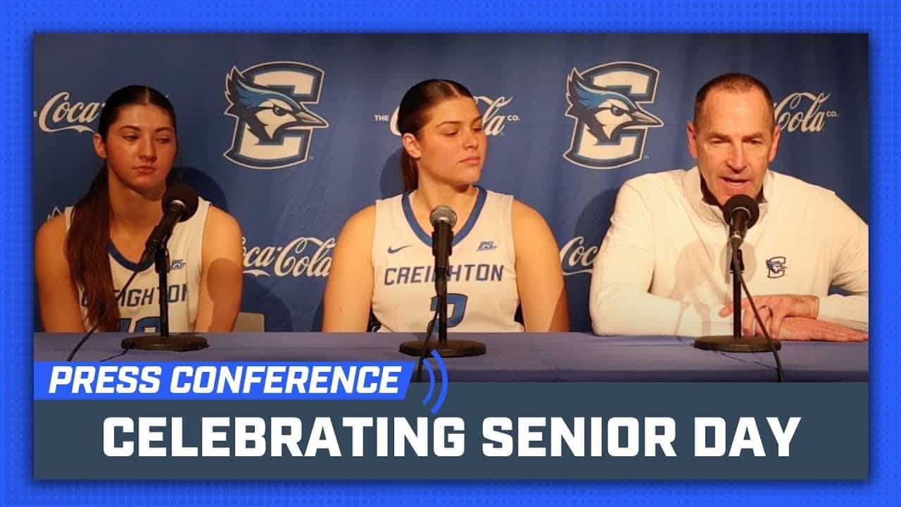 Creighton Women’s Basketball Postgame Press Conference | Bluejays Celebrate Senior Day Win