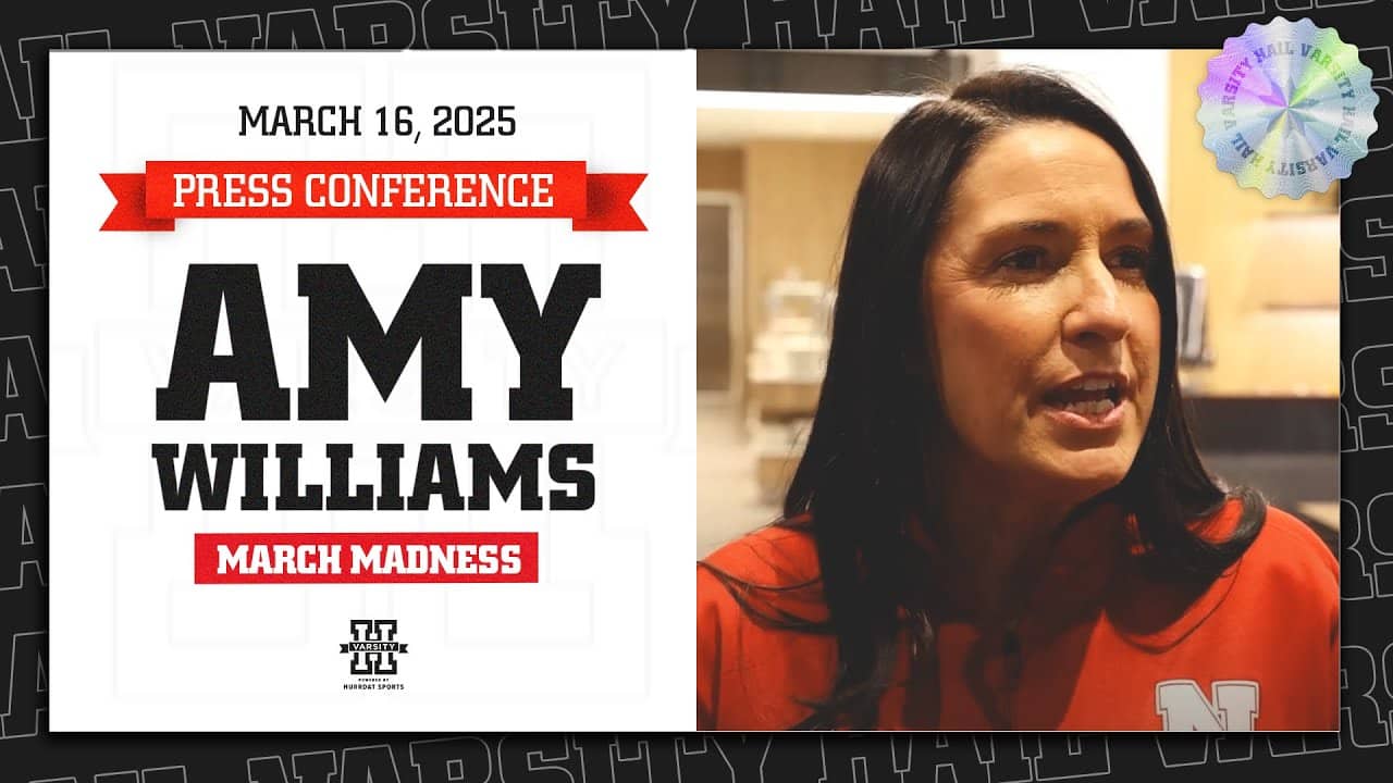 Amy Williams Press Conference | Nebraska Basketball Secures March Madness Bid