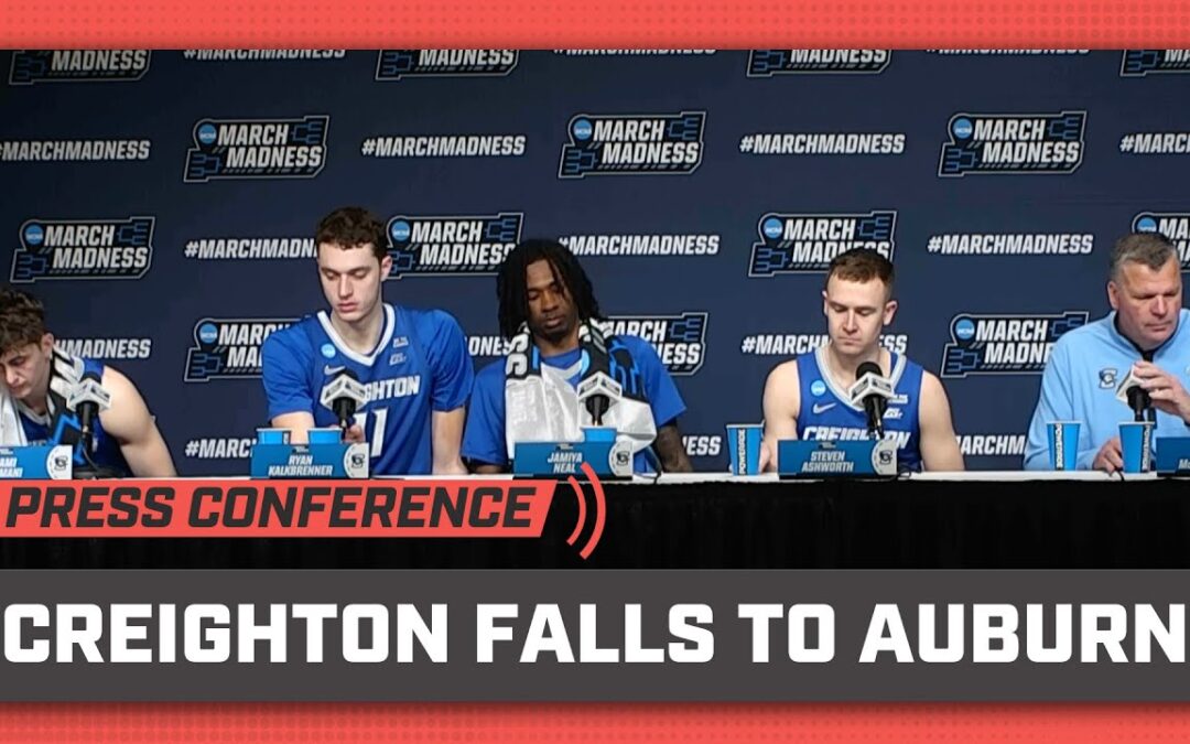 Creighton Basketball Postgame Press Conference | Bluejays Fall To Auburn in Round of 32