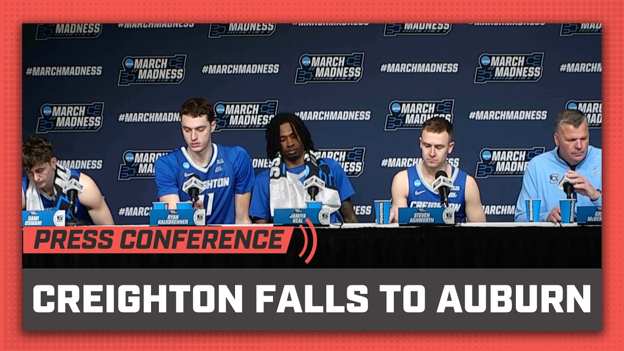 Creighton Basketball Postgame Press Conference | Bluejays Fall To Auburn in Round of 32