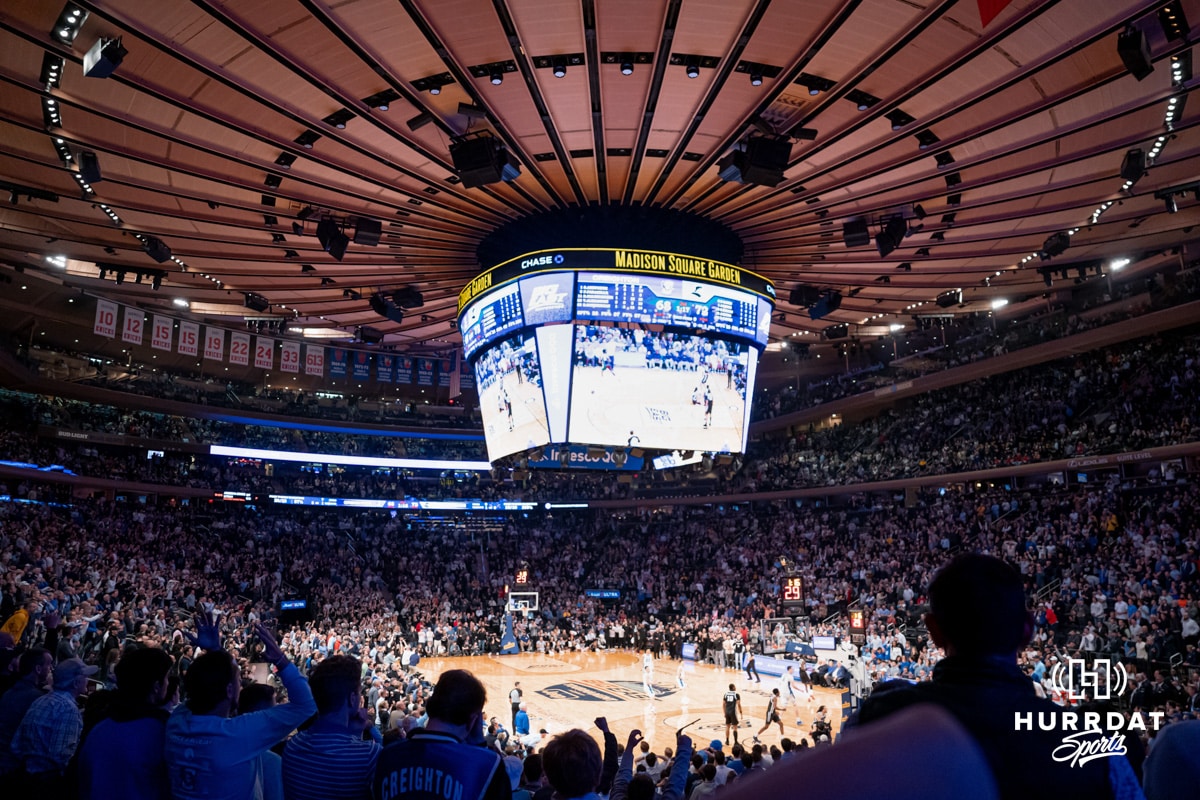 Basketball, Creighton Creighton Bluejays during a game against the Providence Friars at the Madison Square Garden in New York, NY March 14th 2024. Photo by Eric Francis