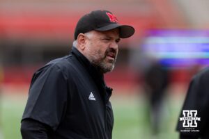 Nebraska head coach Matt Rhule at the Husker games Saturday, April 26, 2025 in Lincoln, Nebraska. Photo by John S. Peterson.