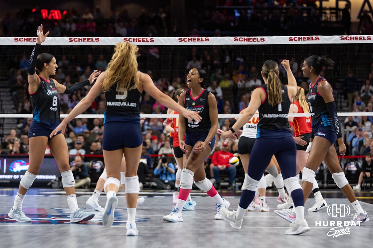 Omaha Supernovas Volleyball vs. Columbus Fury Photos | 04/25/2025