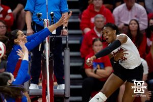 Hunter Shines in Debut as Nebraska Volleyball Tops Kansas in Exhibition