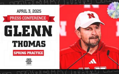 Nebraska Football QB Coach Glenn Thomas Press Conference | Developing QBs in Spring Practice