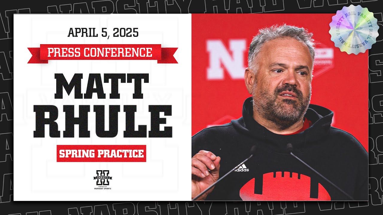 Nebraska Football HC Matt Rule Press Conference | Spring Practice Updates