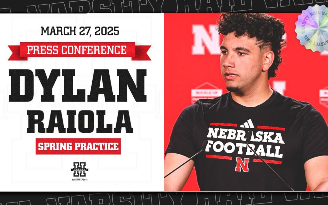 Nebraska Football QB Dylan Raiola Press Conference | Spring Practice