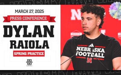 Nebraska Football QB Dylan Raiola Press Conference | Spring Practice