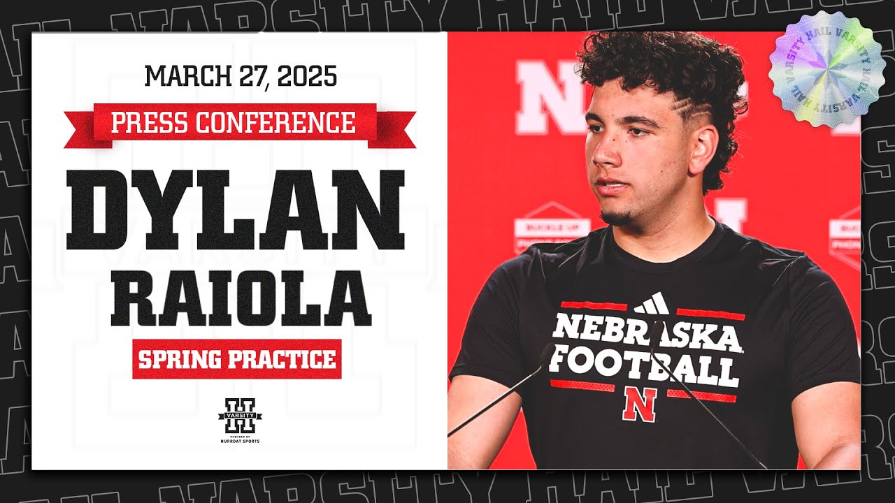 Nebraska Football QB Dylan Raiola Press Conference | Spring Practice