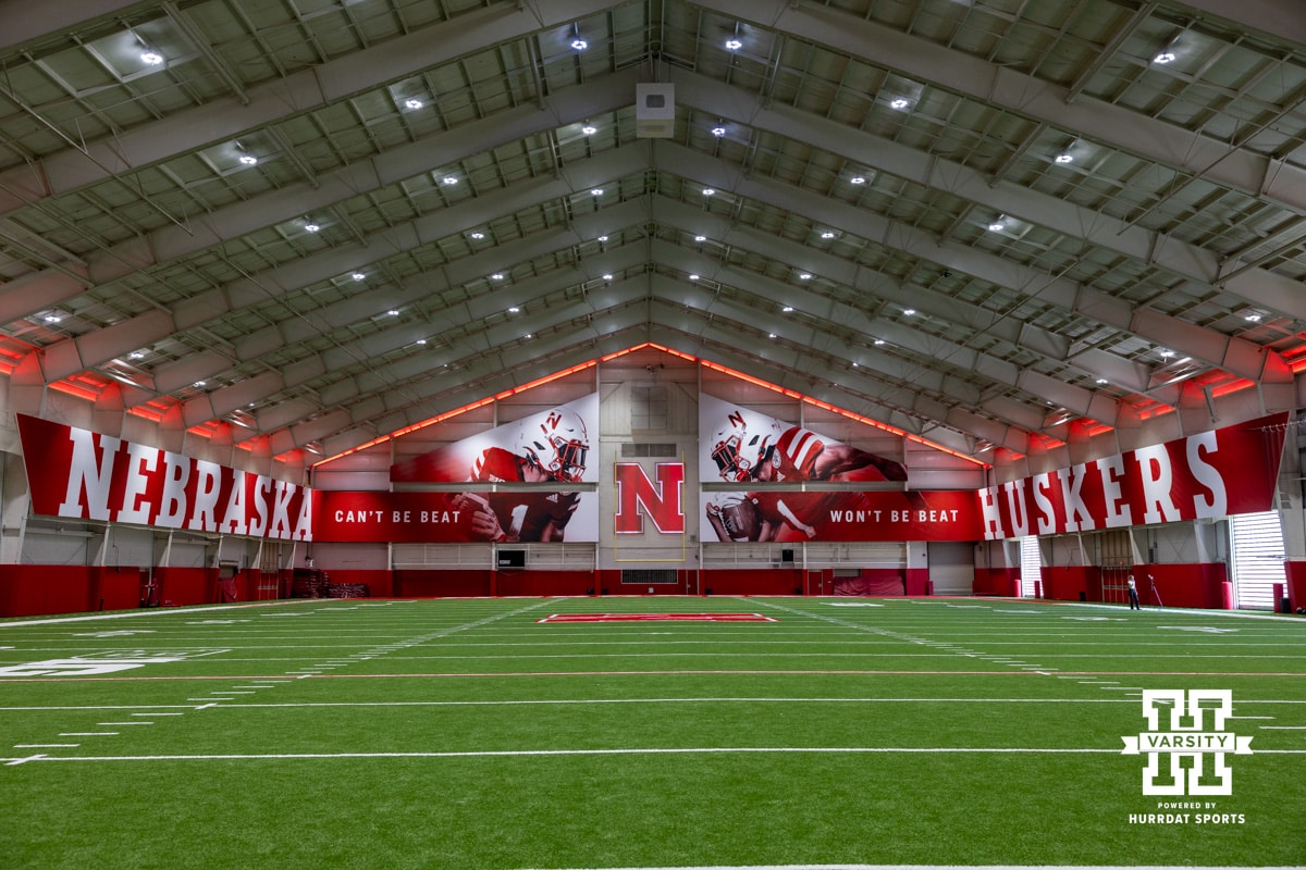Nebraska Football Practice | 2025-07-28 New artowrk in Hawks practice area, Monday, July 28, 2025 in Lincoln, Nebraska. Photo by John S. Peterson.