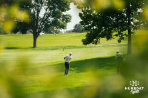 Adrien Dumont De Chassart sends the ball during the Pinnacle Bank Golf Tournament Thursday, August 7th, 2025, in Elkhorn, Nebraska. Photo by Nick Barajas.