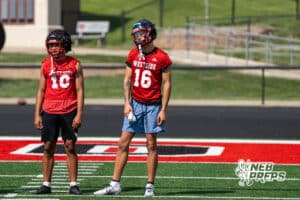 Maurice Purify watches Westside football practice on Tuesday, August 12th, 2025 in Omaha Nebraska. Photo by Brandon Tiedemann.