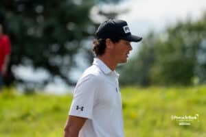 Christo Lamprecht walks during The Pinnacle Bank Championship on August 10th, 2025, in Omaha, Nebraska. Photo by Brandon Tiedemann.