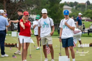 Olivia Lovegrove during The Pinnacle Bank Championship on August 9th, 2025, in Omaha, Nebraska. Photo by Brandon Tiedemann.