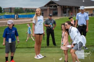 Neleigh Gessert during The Pinnacle Bank Championship on August 9th, 2025, in Omaha, Nebraska. Photo by Brandon Tiedemann.