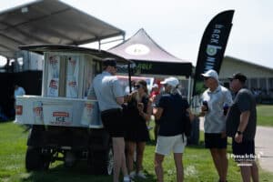 Vendors sample drinks during The Pinnacle Bank Championship on August 8th, 2025, in Omaha, Nebraska. Photo by Brandon Tiedemann.
