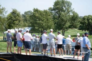 Fans checking out the action during The Pinnacle Bank Championship on August 8th, 2025, in Omaha, Nebraska. Photo by Brandon Tiedemann.