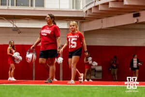 Nebraska Cornhusker fans make their way in to Hawks for Nebraska’s football Fan Day on Saturday, Aug. 2, 2025 in Lincoln, Nebraska. Photo by John S. Peterson.