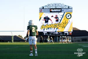 Gretna's Talon Daharsh (2) moves around the field to the next drill during a High School Football game, Friday, September 26th, 2025, Gretna, Nebraska. Photo by Braden Cochran.