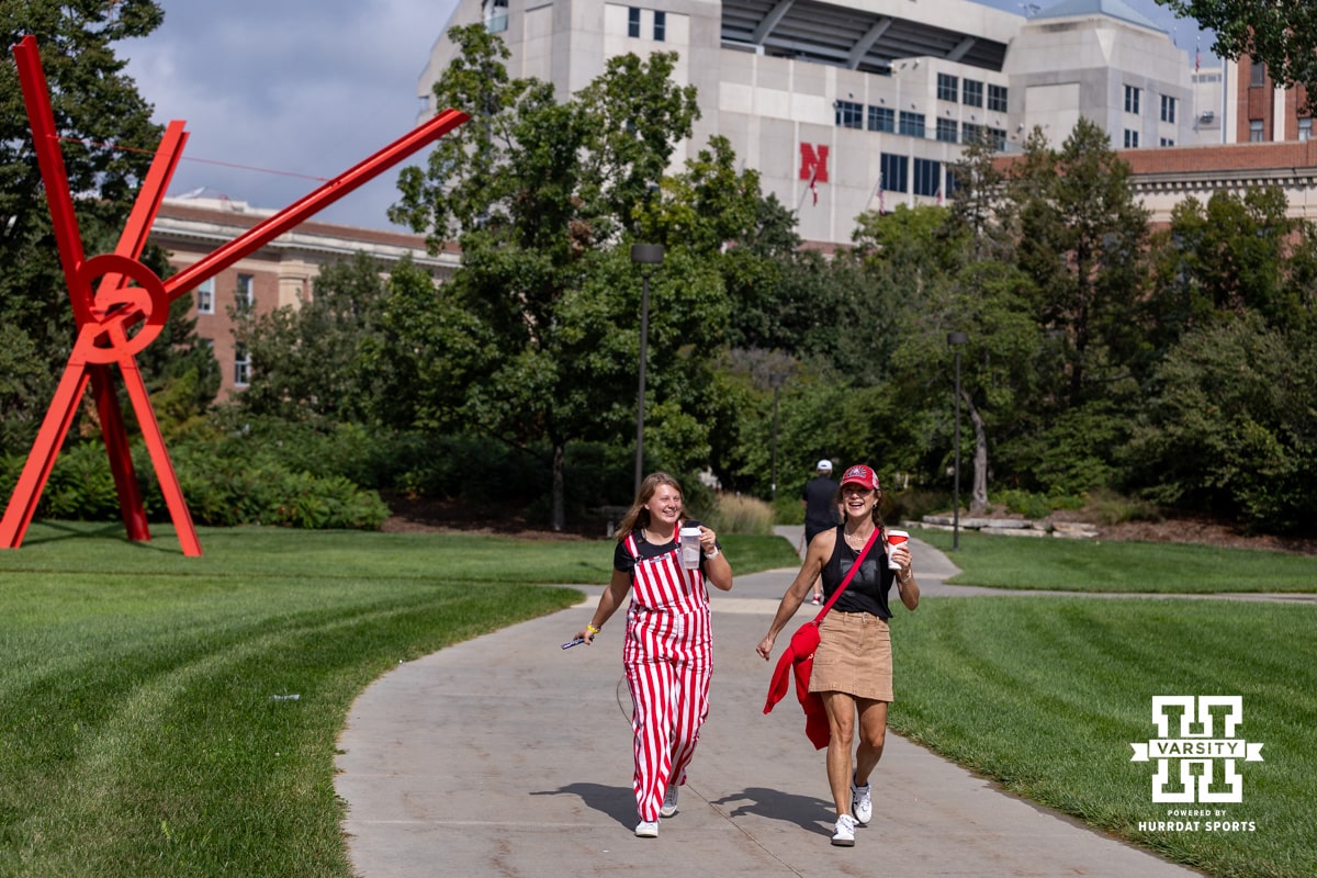 Nebraska Football v Michigan | September 20, 2025 Students walking around campus before Nebraska takes on Michigan during a college football game on Saturday, September 20, 2025, in Lincoln, Nebraska. Photo by John S. Peterson.
