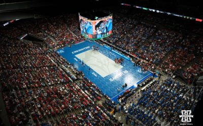 No. 1 Nebraska Volleyball Tops No. 18 Creighton 3-2 at Sold-Out CHI Health Center