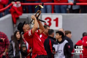 Timmy Trumpet performs before the college football game against the Northwestern Wildcats on Saturday, October 25, 2025, in Lincoln, Nebraska. Photo by John S. Peterson.